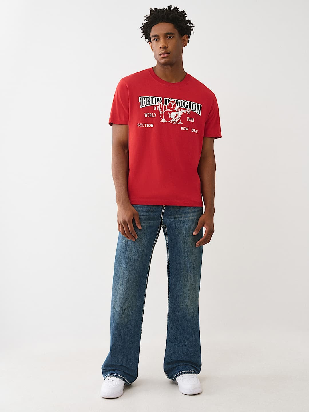 True Religion Jeans Vinny Super T Nf Turbo Rush Dark Wash