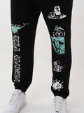 TRUE RELIGION JOGGER GRAPHIC JET BLACK