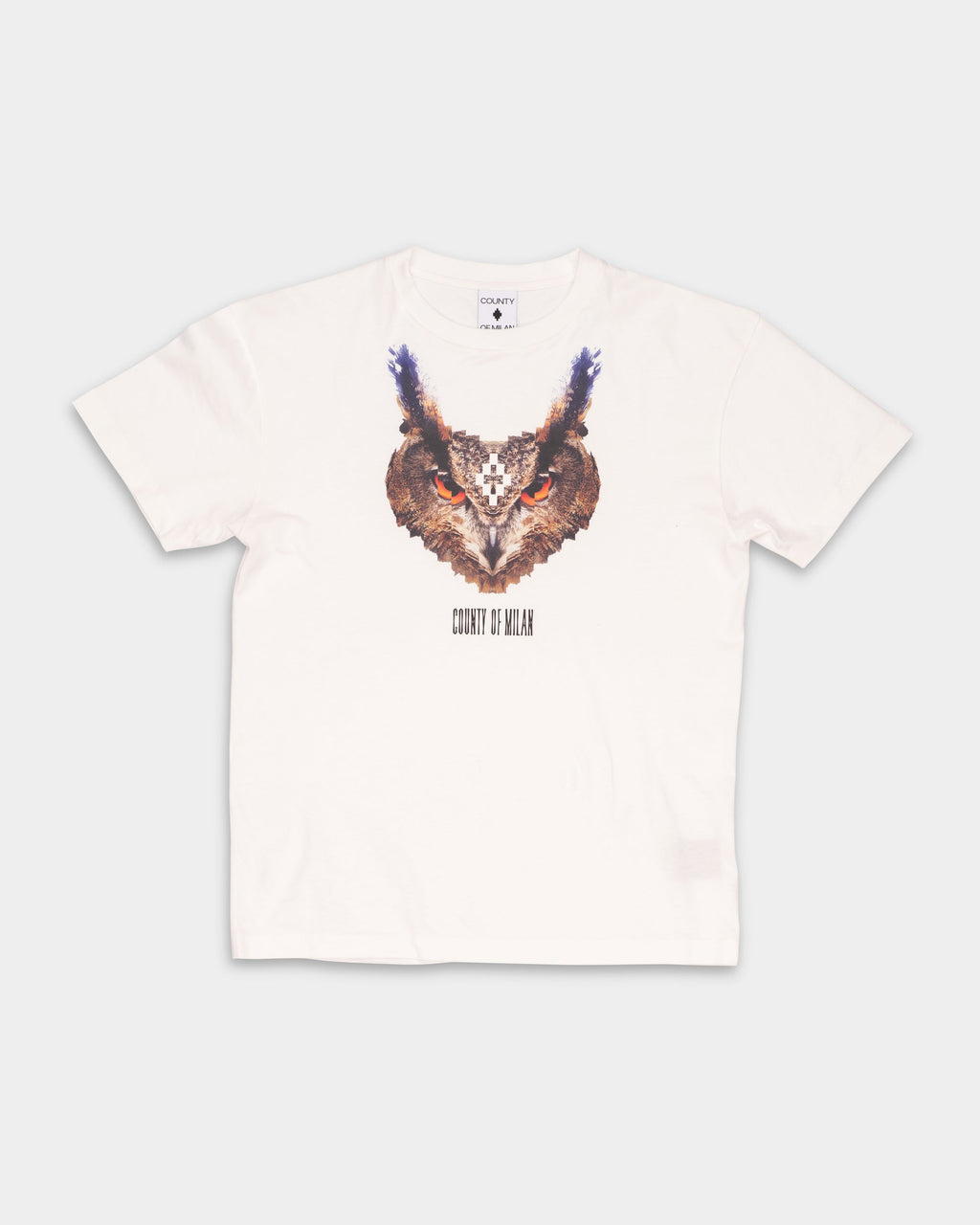 County Of Milan Men's Jersey T Shirt Off White | F5CAMATH051-002