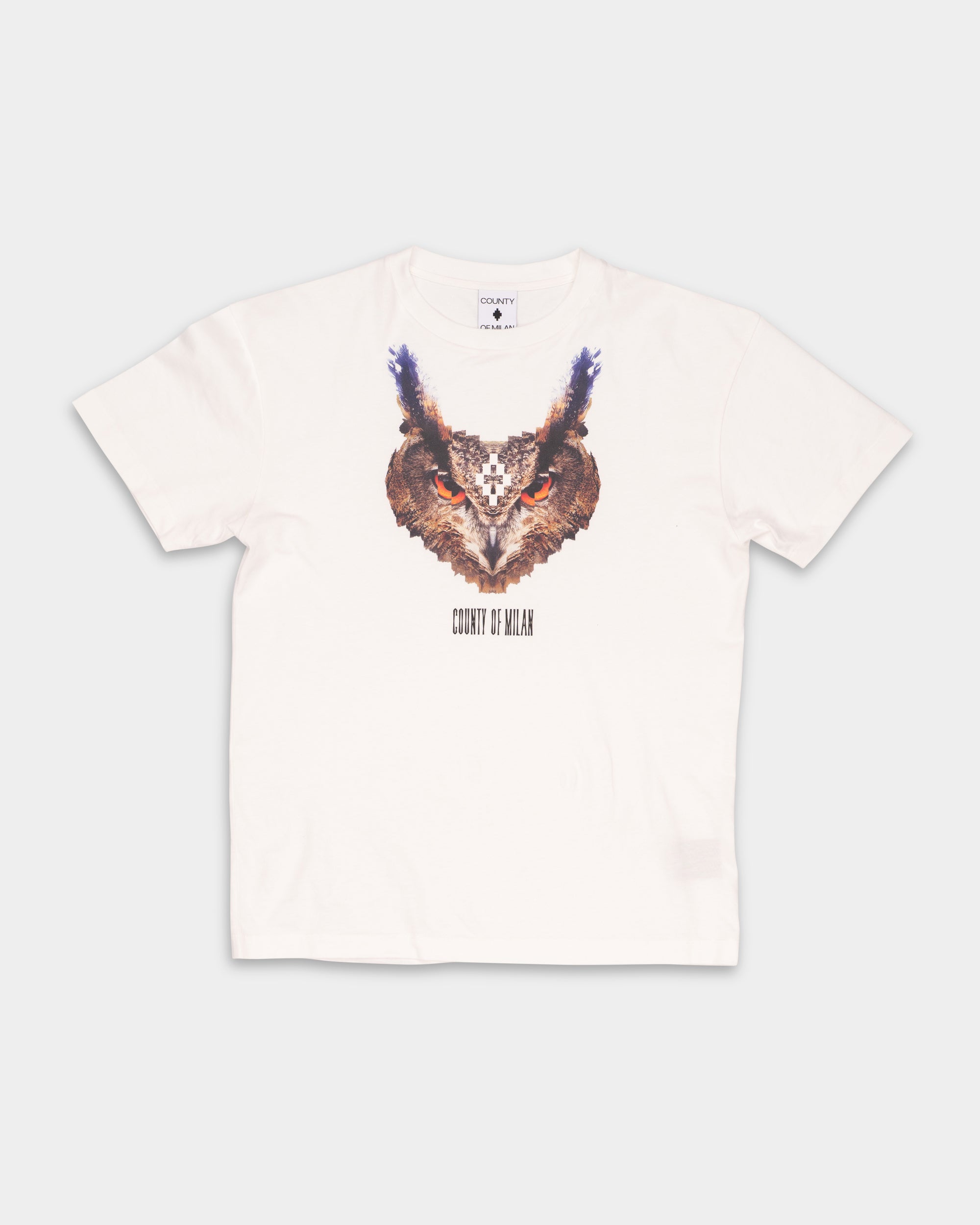 County Of Milan Men's Jersey T Shirt Off White | F5CAMATH051-002