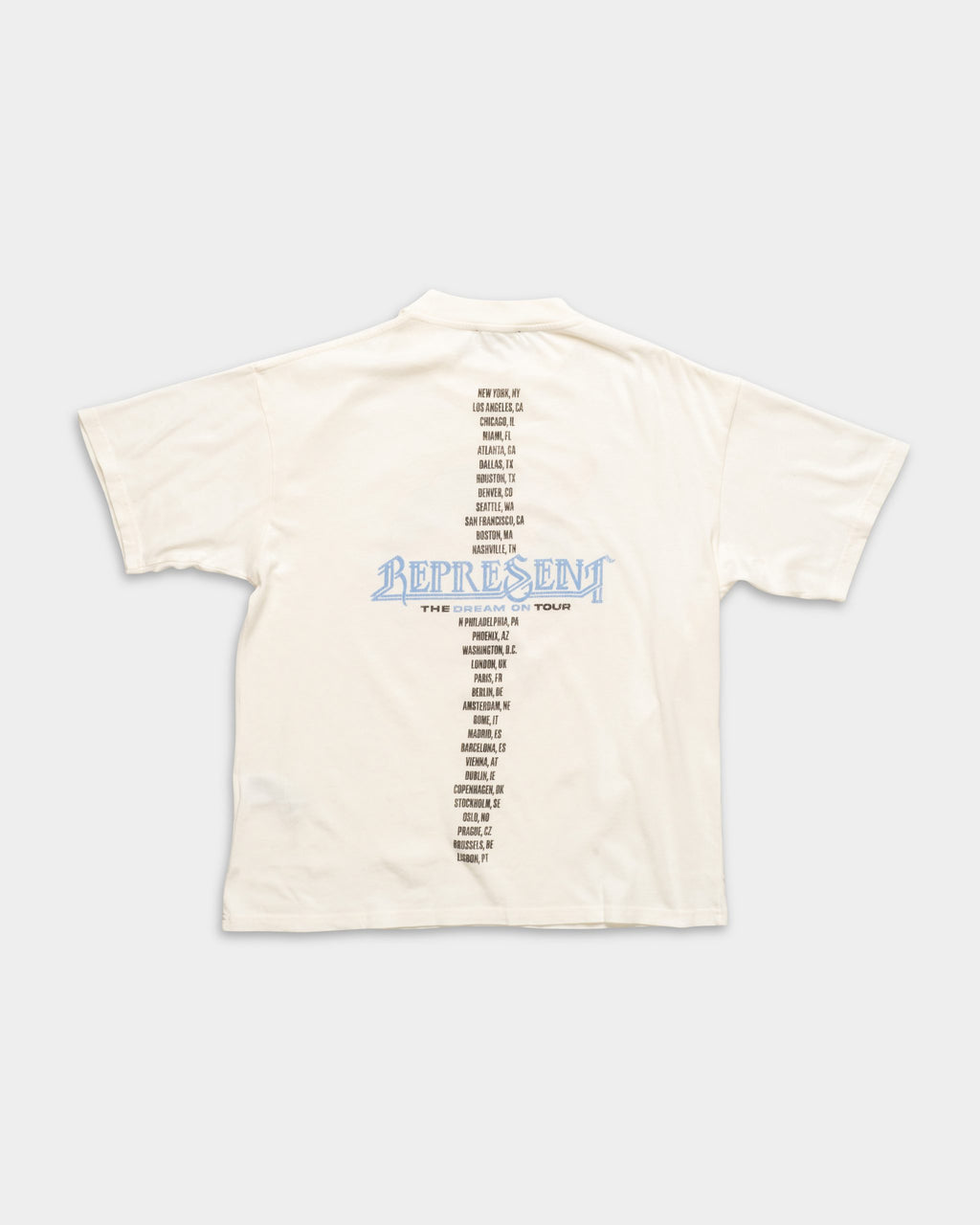Represent Men's Golden Tour T Shirt | MLM100823-72-Flat White