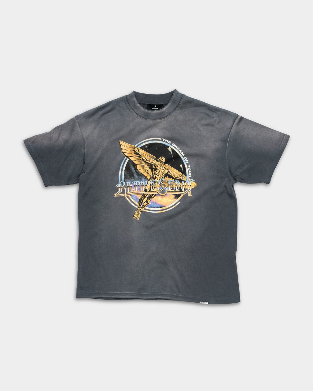 Represent Men's Golden Tour T Shirt | MLM100823-46-Sun Fade Grey