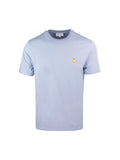 Maison Kitsune T-Shirt Chillax Fox Patch Beat Blue