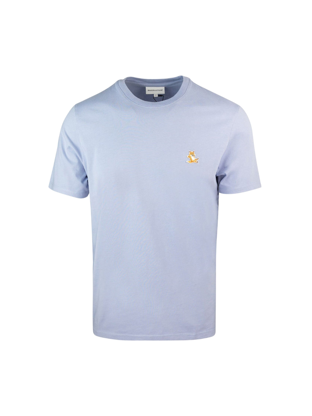 Maison Kitsune T-Shirt Chillax Fox Patch Beat Blue