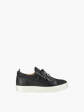 Giuseppe Zanotti Sneakers Z74 Mesh Silver Zip Black