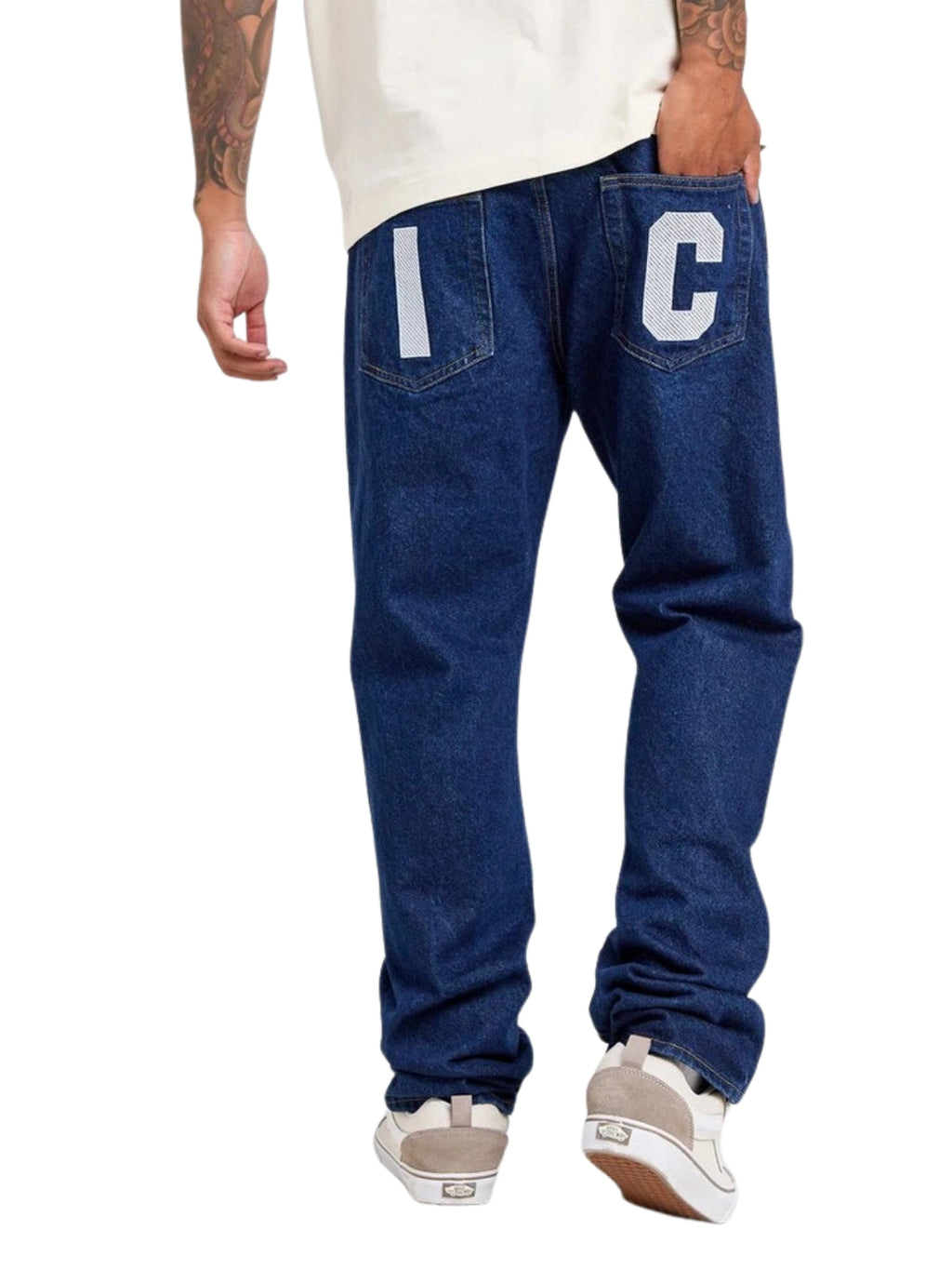 Icecream Jeans Running Dog Blue