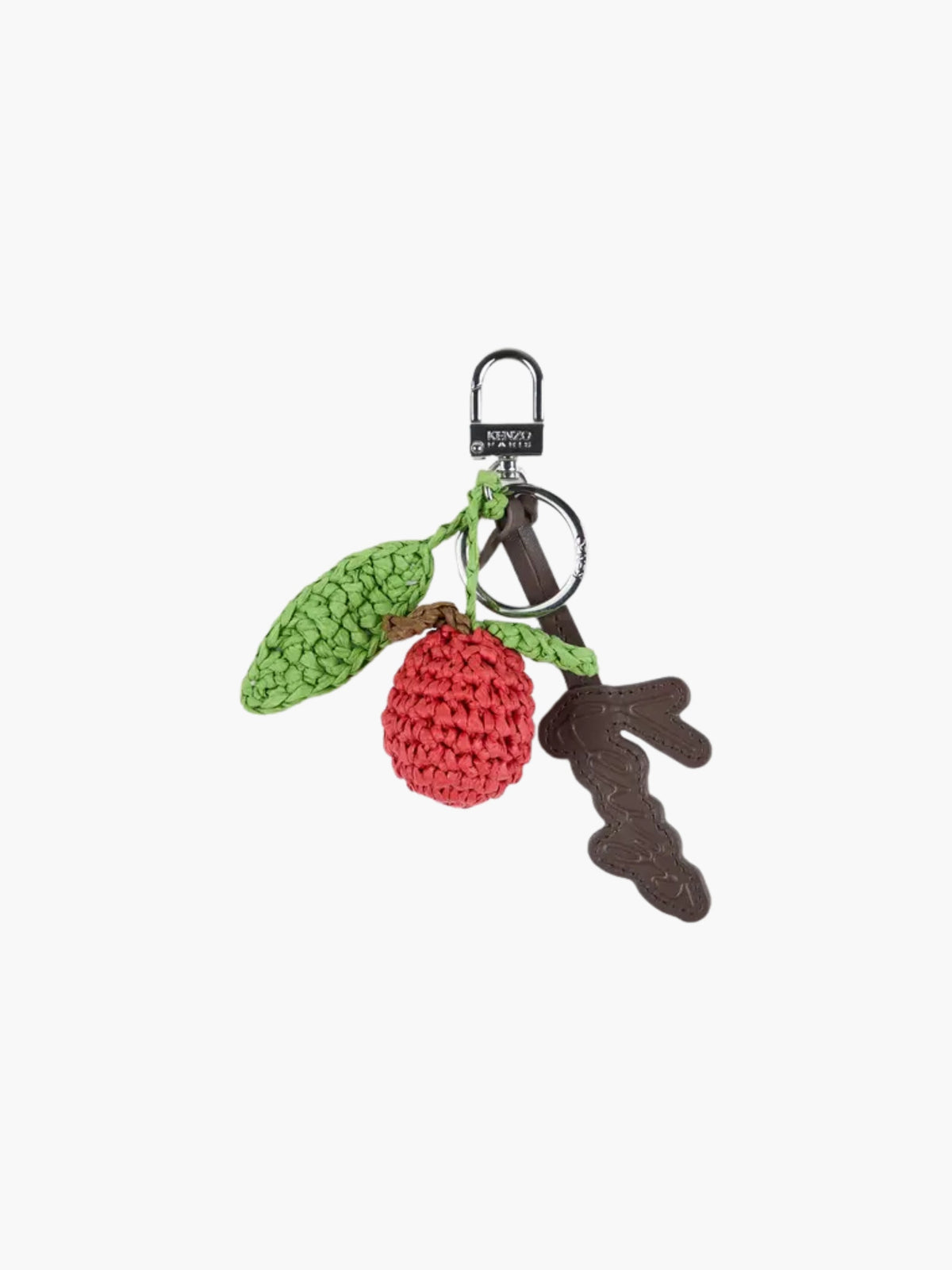 Kenzo Keyring Woven Cotton Scarf Multi Colour