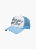 Billionaire Boys Club Cap Diamond Script Trucker Cap Blue/White