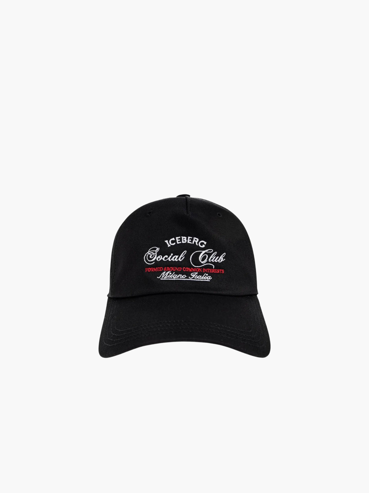 Iceberg Cap Social Club Print Beige