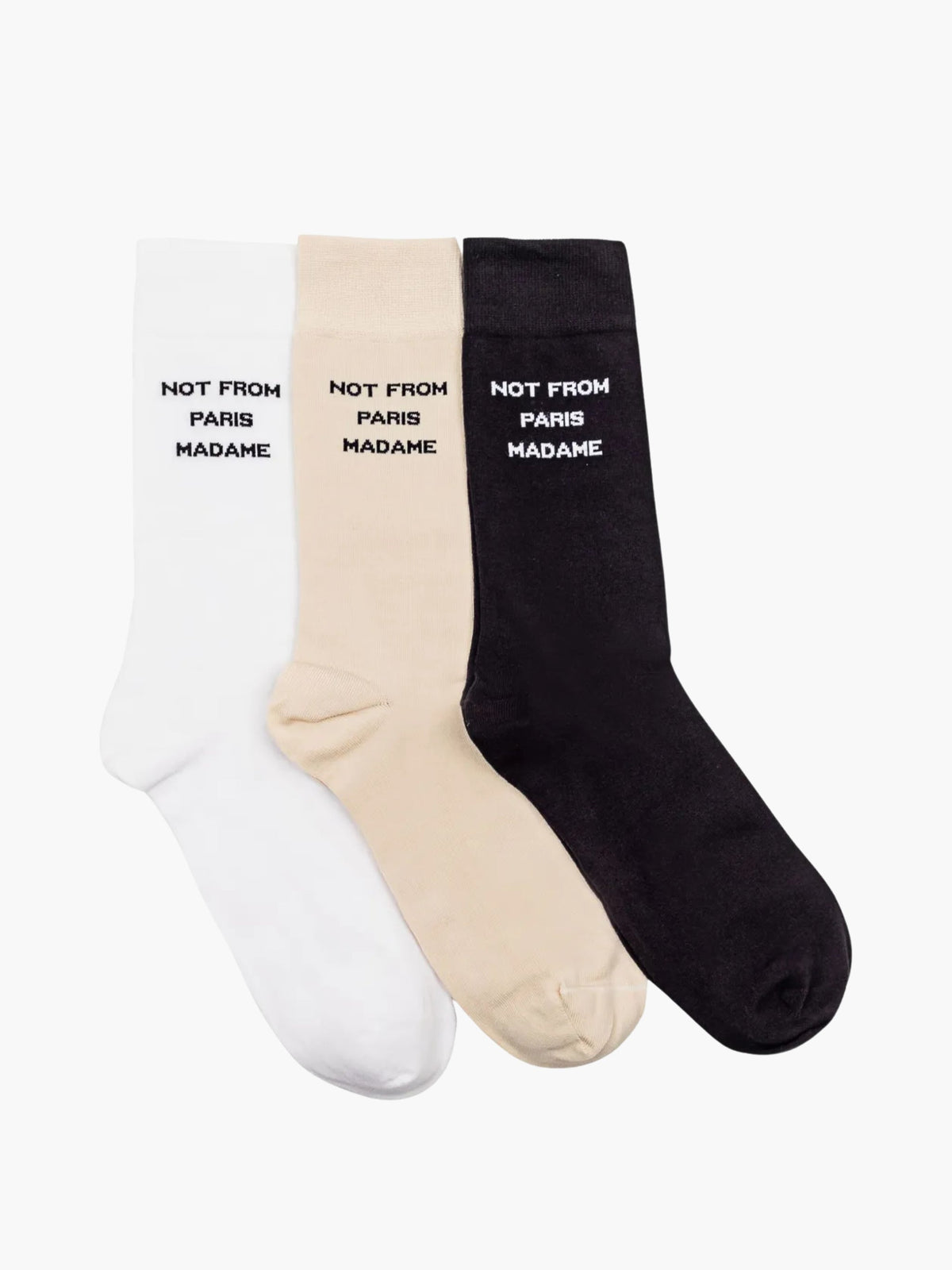 Drole Socks Slogan Pack Multicolor