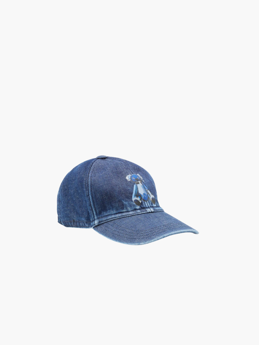 Iceberg Jeans Cap Teddy Print Denim