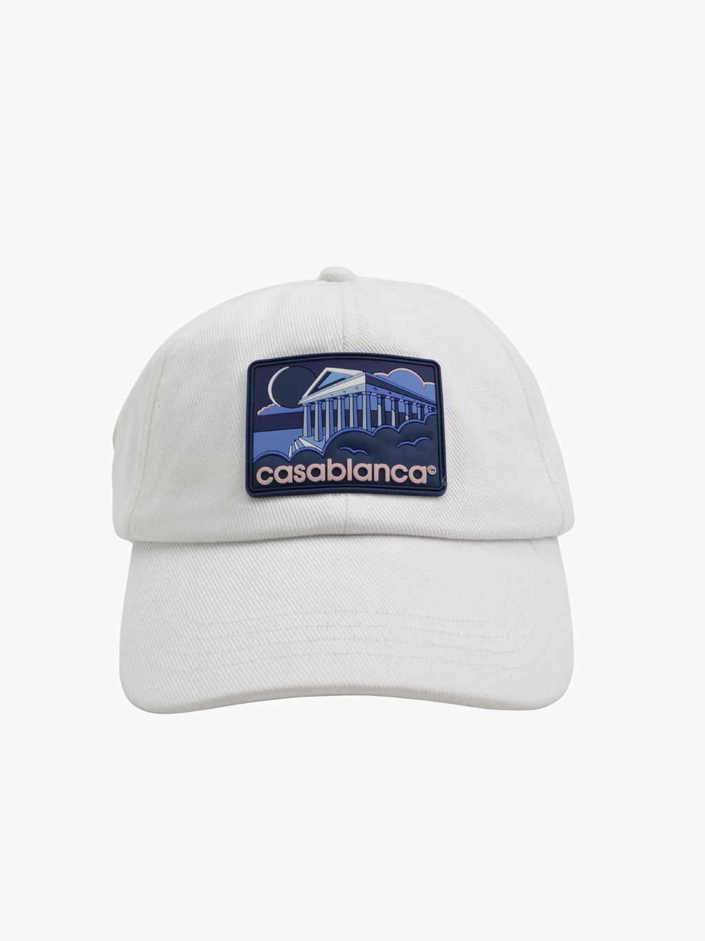 Casablanca Cap Greek Temple Rubber White