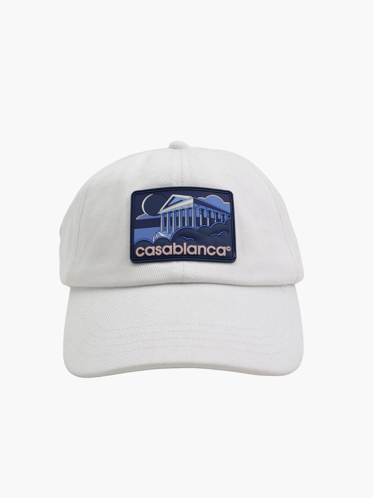 Casablanca Cap Greek Temple Rubber White
