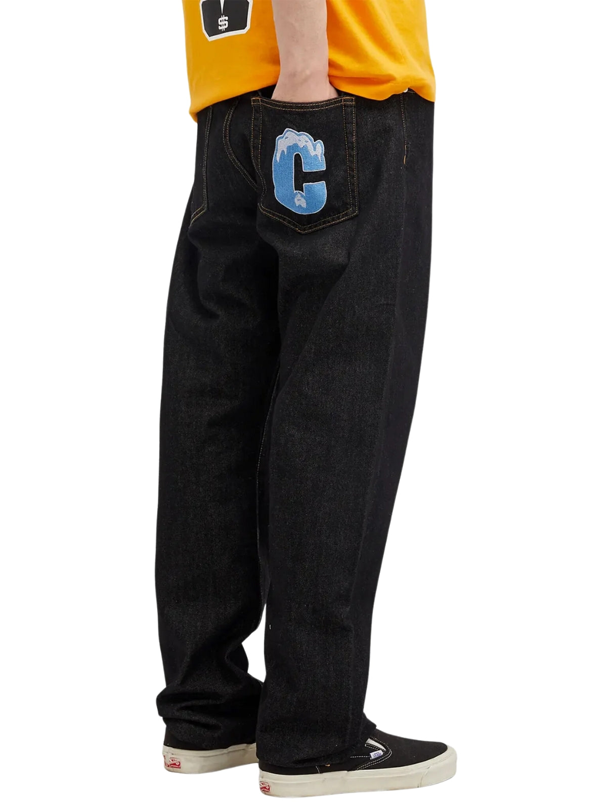 Ice-Cream Jeans Running Dog Light Black