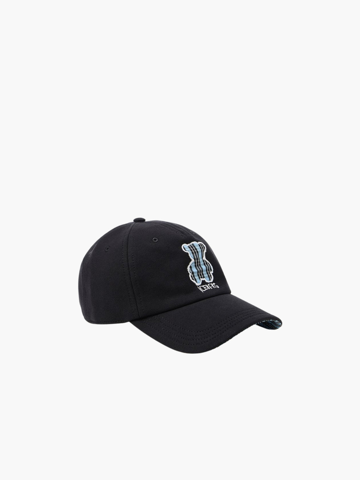 Iceberg Cap Teddy Embroided Black