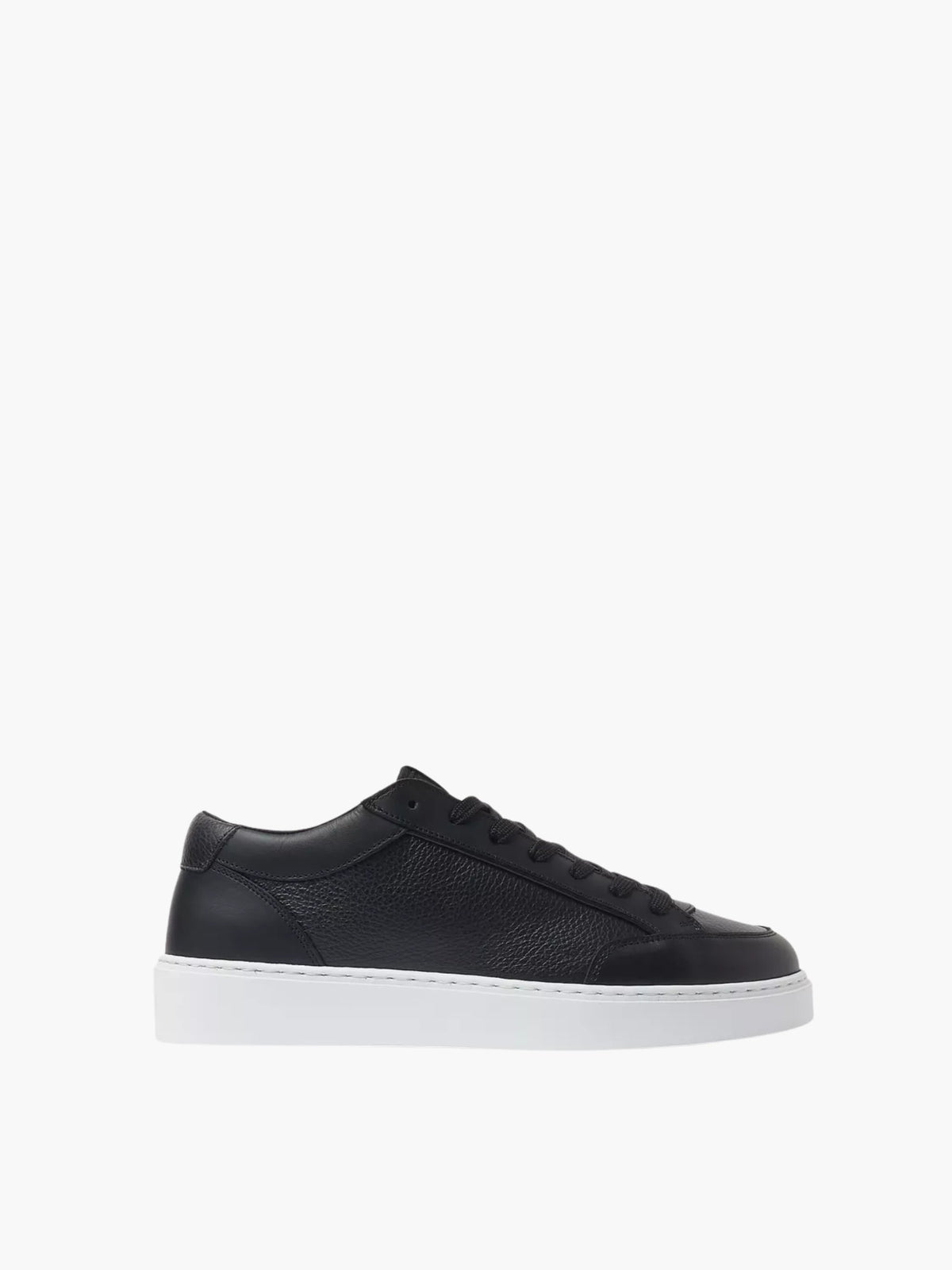 Cleens Sneakers C26 Textured Leather Black