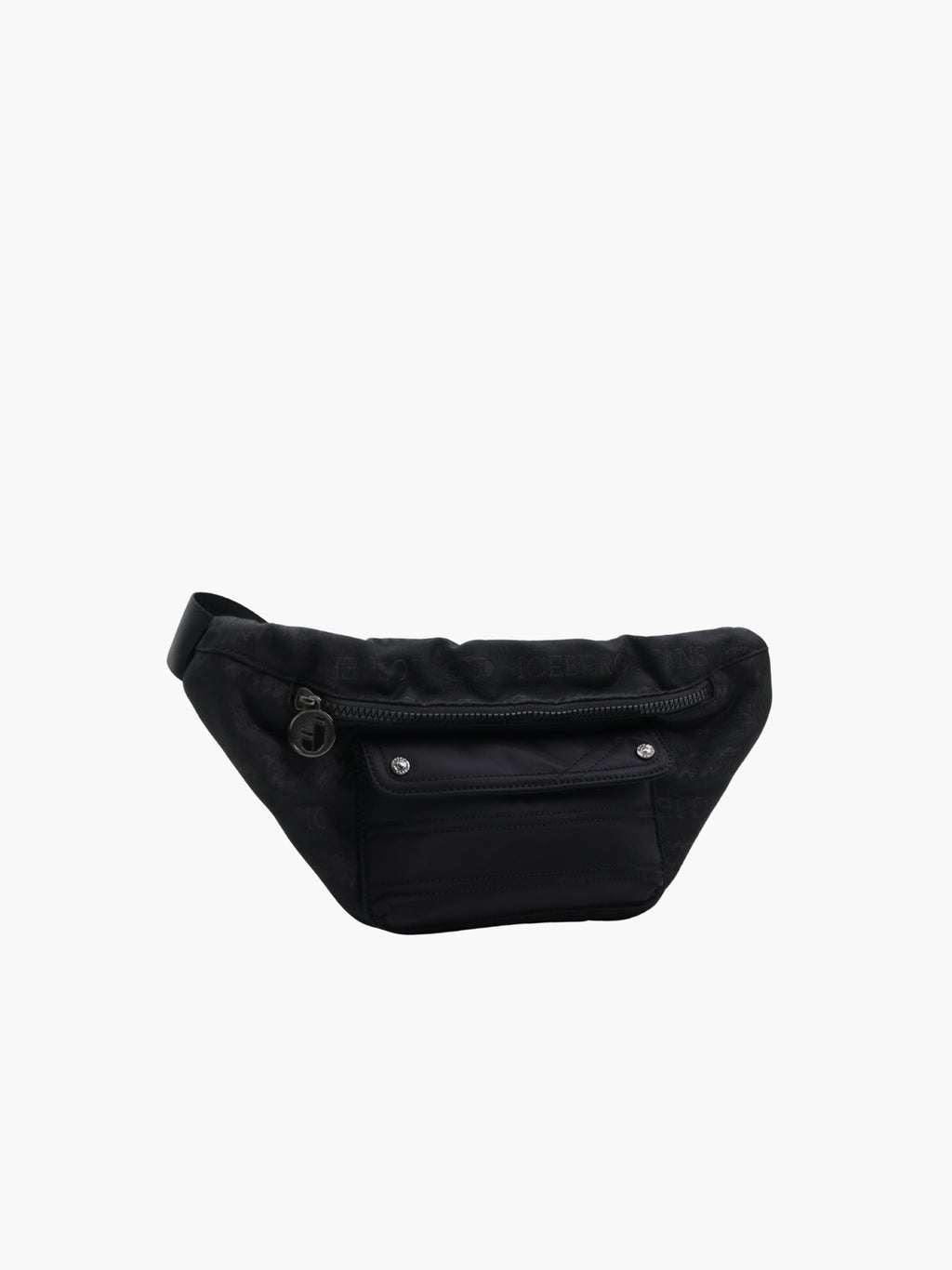Iceberg Jeans Bag Zip Pouch  Black