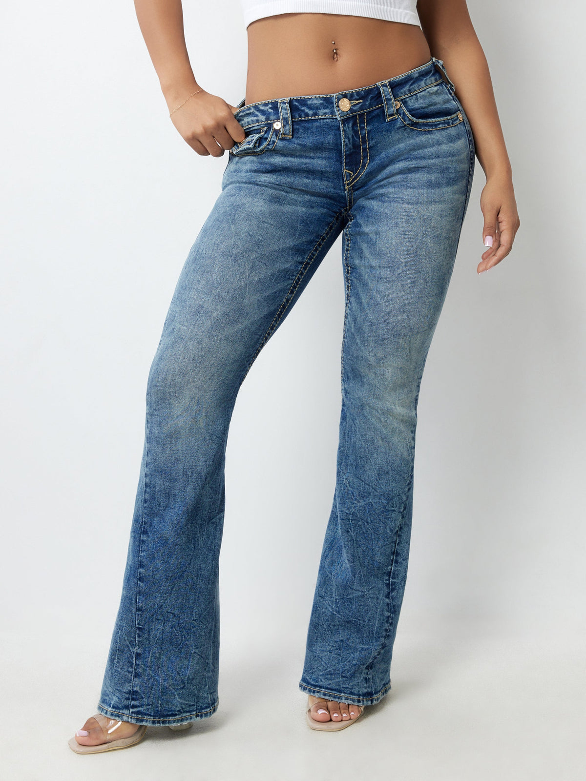 True Religion Joey Lr Flare Big T Flap Macau