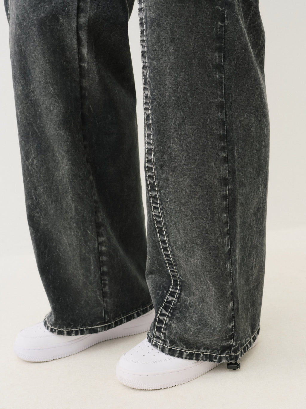 True Religion Lr Relaxed Baggy Cargo Big T Black