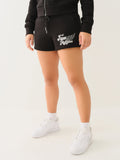 True Religion Crystal Wing Lounge Short Jet Black