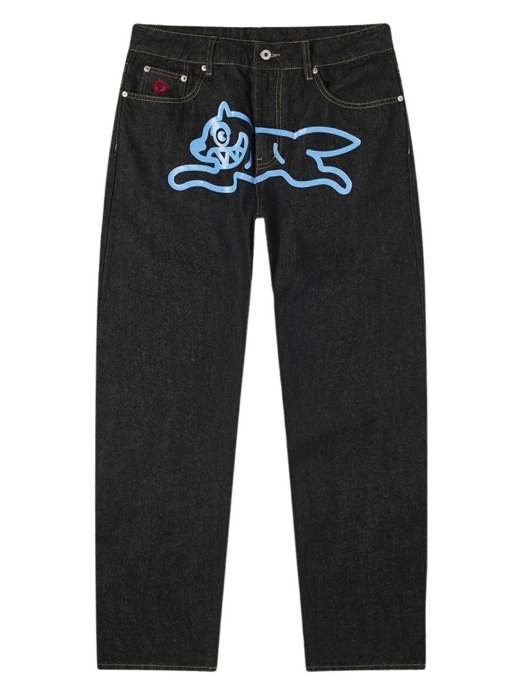 Ice-Cream Jeans Running Dog Light Black