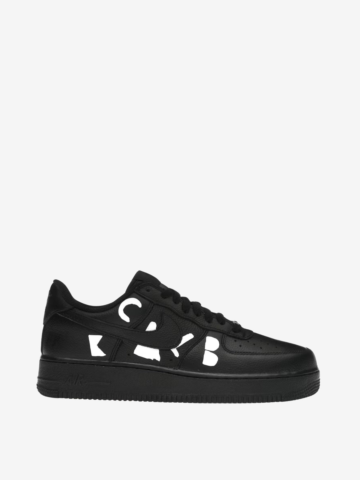 Comme Des Garcons Sneaker Cdgs24 Nike Air Force Retro Black-White