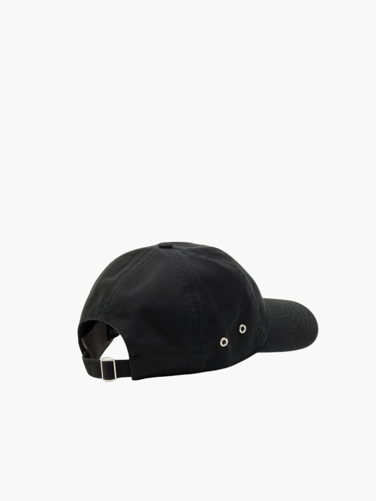 Iceberg Jeans Cap Smiley Logo Print Black