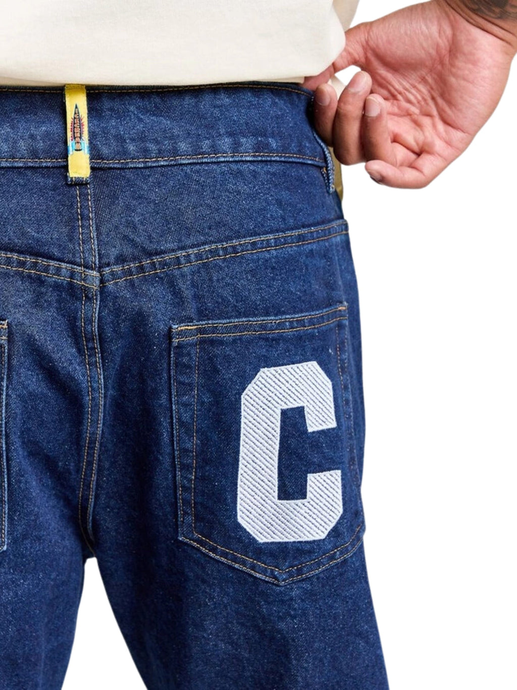 Icecream Jeans Running Dog Blue