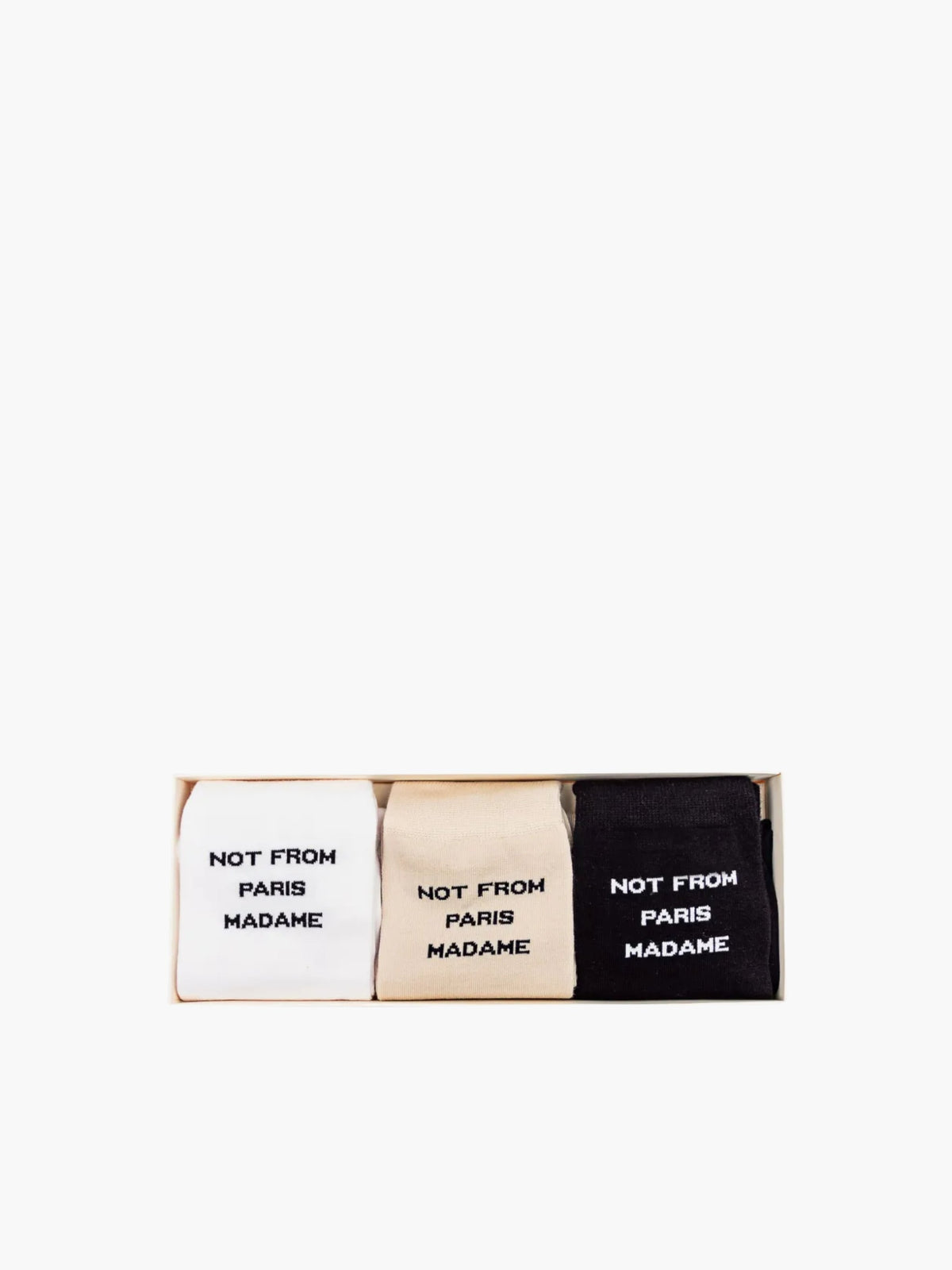 Drole Socks Slogan Pack Multicolor
