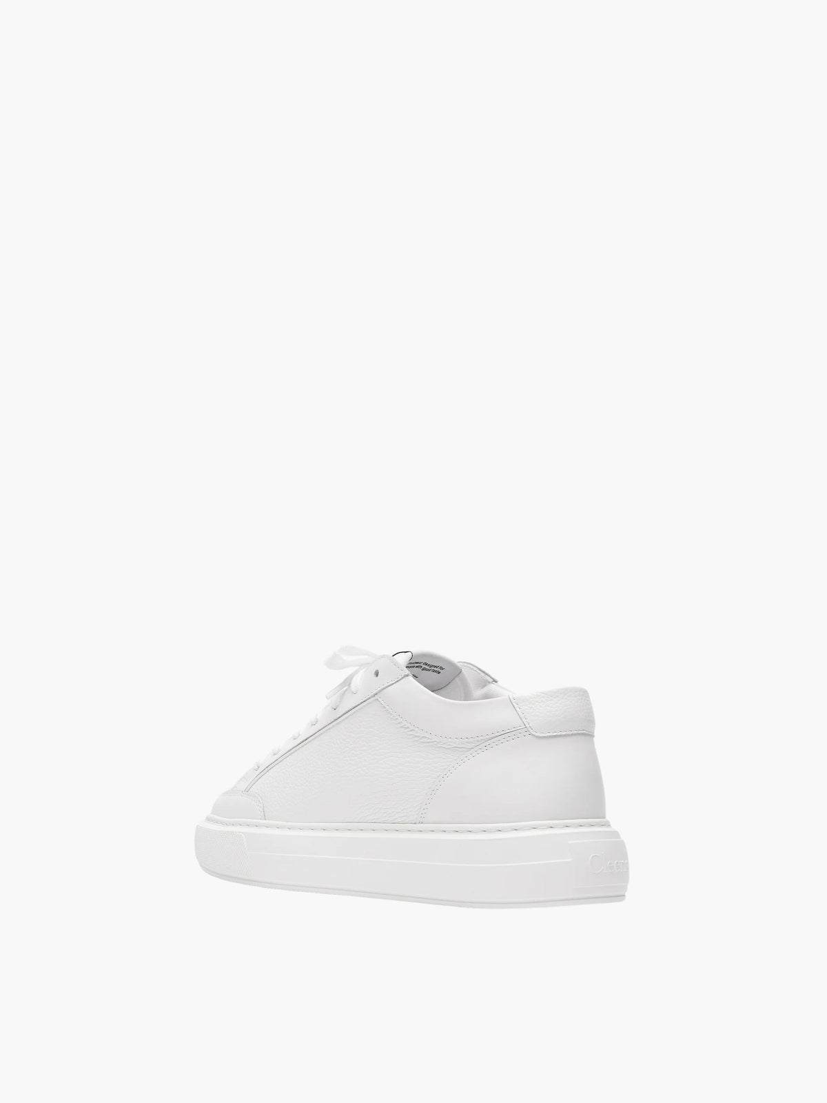 Cleens Sneakers C27 Textured Leather White