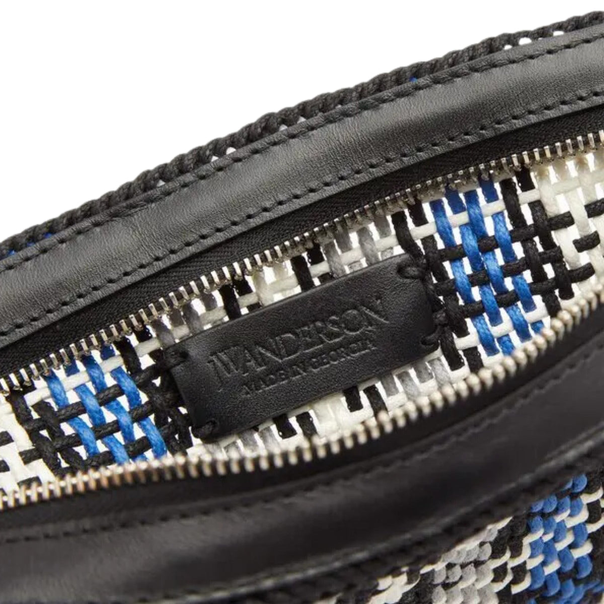Jw Anderson Bag Checked Market Blue-Black