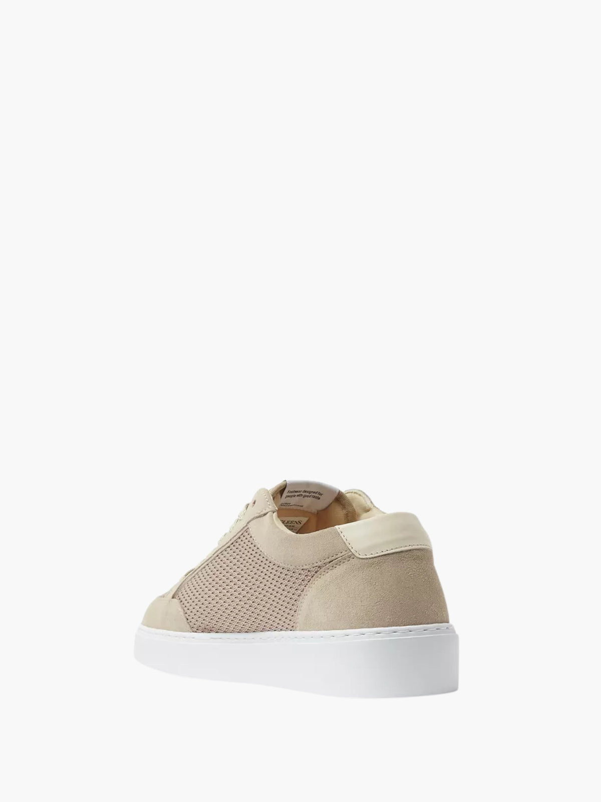 Cleens Sneakers C25 Mesh Suede Lace Beige