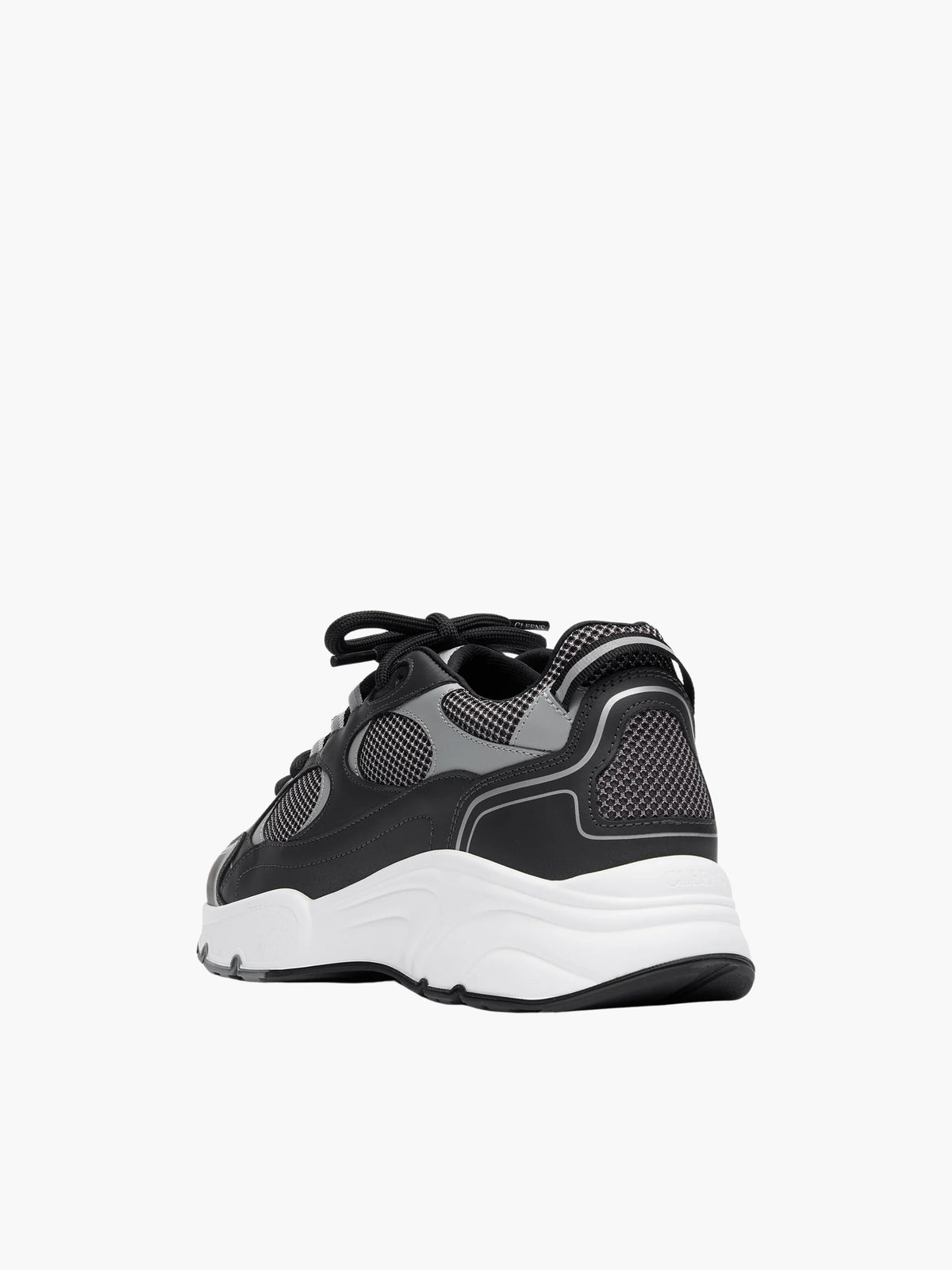 Cleens Sneakers C22 Mesh Lace Up Black