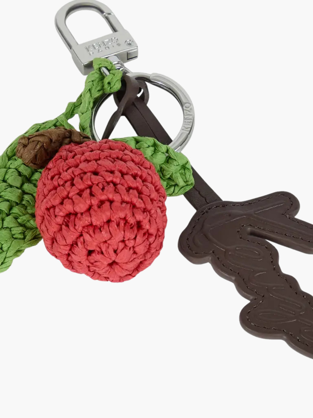 Kenzo Keyring Woven Cotton Scarf Multi Colour