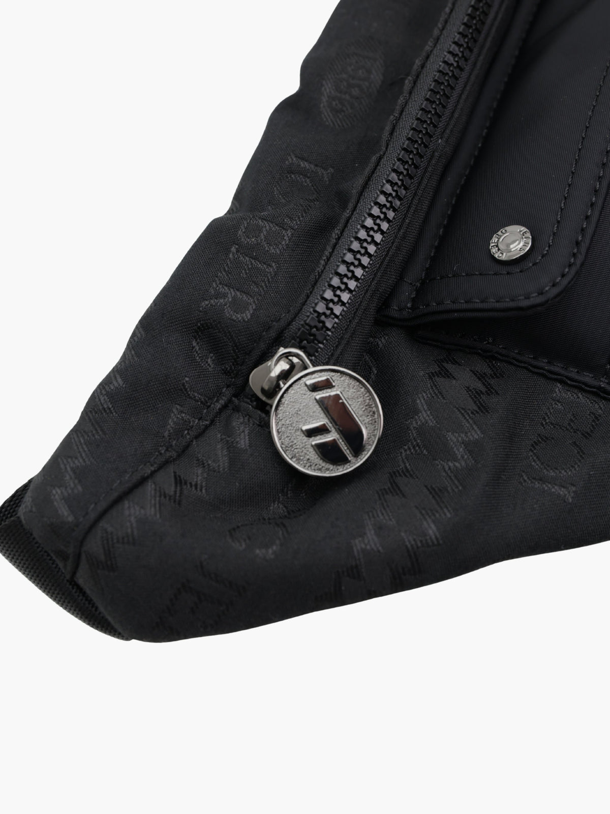 Iceberg Jeans Bag Zip Pouch  Black