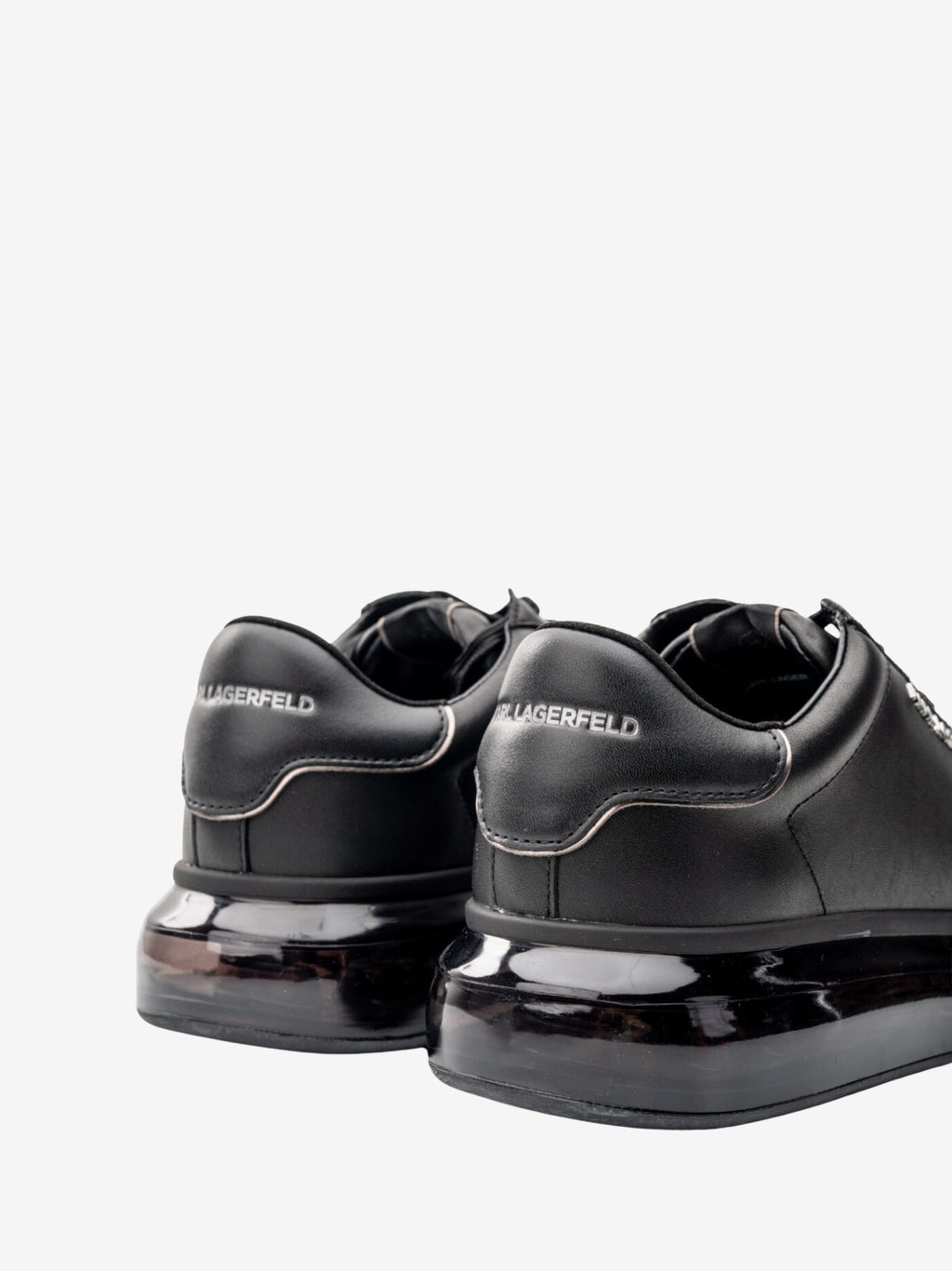 Karl Lagerfeld Sneaker Kl582 Kapri Cushion Lo Lace Lthr Black-Mono