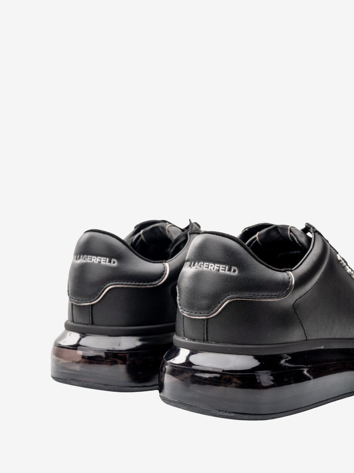 Karl Lagerfeld Sneaker Kl582 Kapri Cushion Lo Lace Lthr Black-Mono