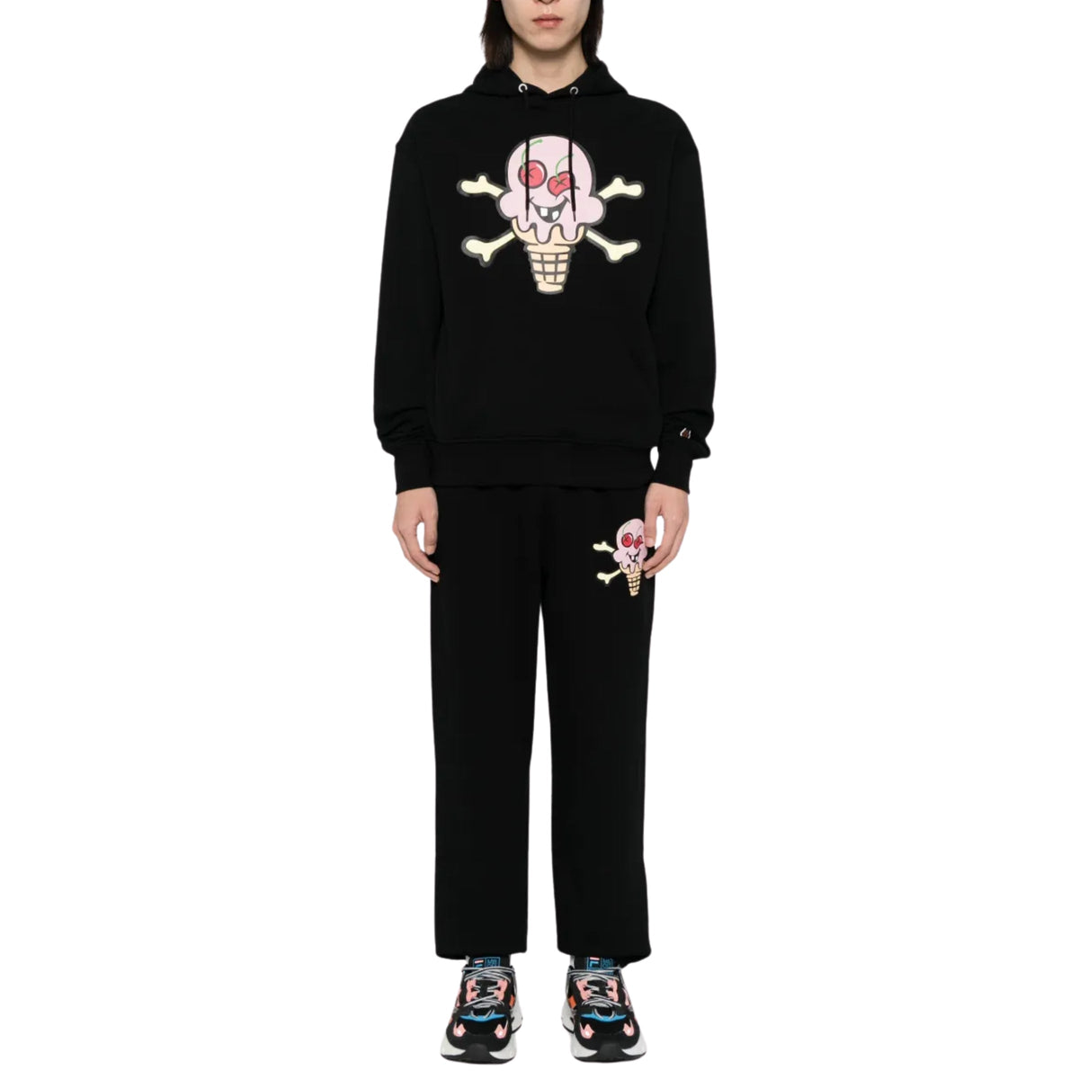Ice-Cream Track Pants Cones & Bones Black