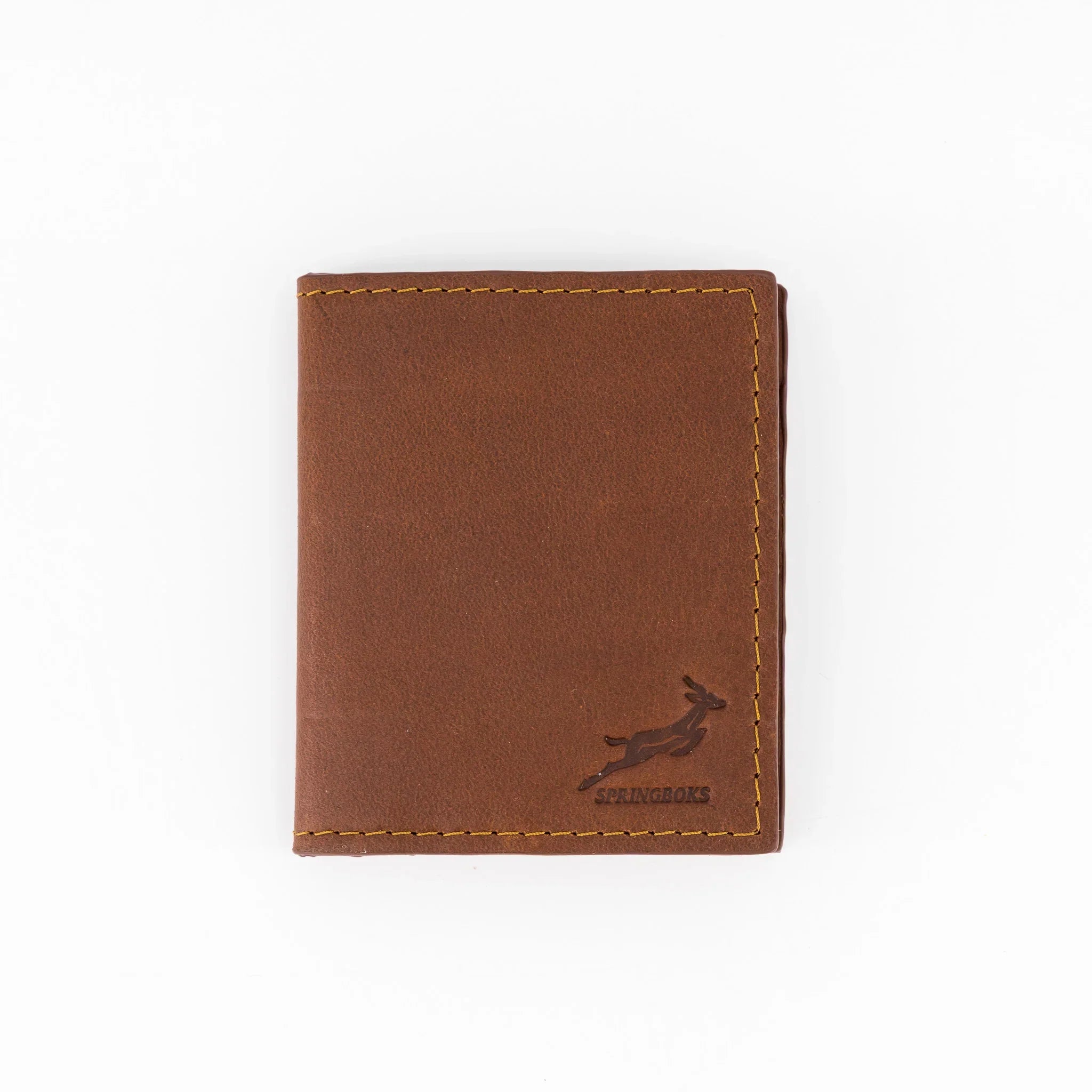 Springboks Leather Double Cardholder - Brown