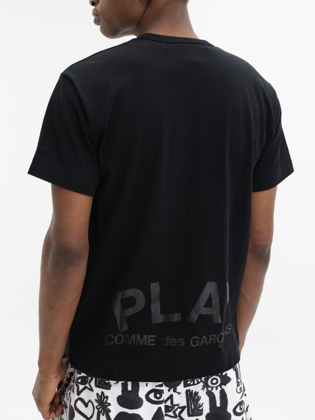 Comme Des Garcons T-Shirt Heart Emblem Black