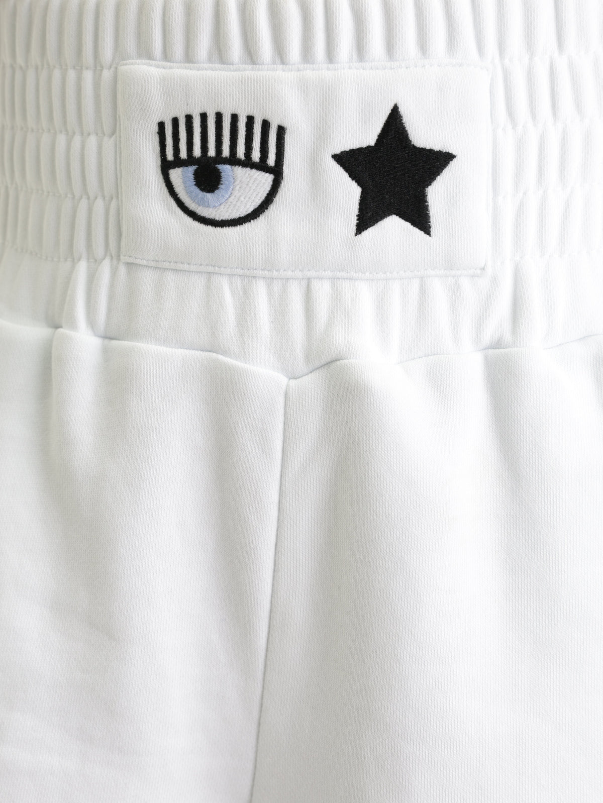 Chiara Ferragni Shorts Elastic Logo White
