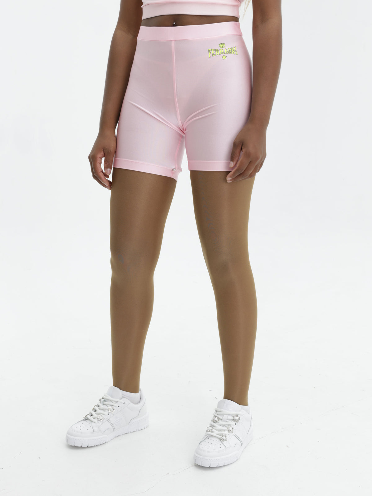 Chiara Ferragni Shorts Logo Pink