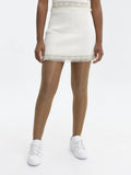 Chiara Ferragni Skirt Logo Mania Knit White