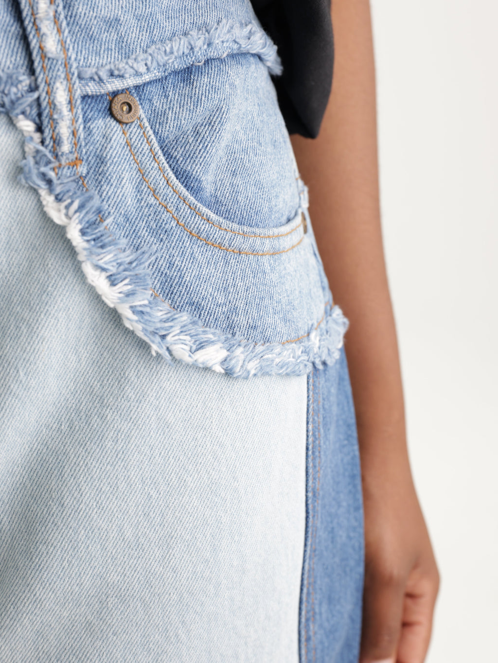 Chiara Ferragni Jeans Denim Patchwork Blue