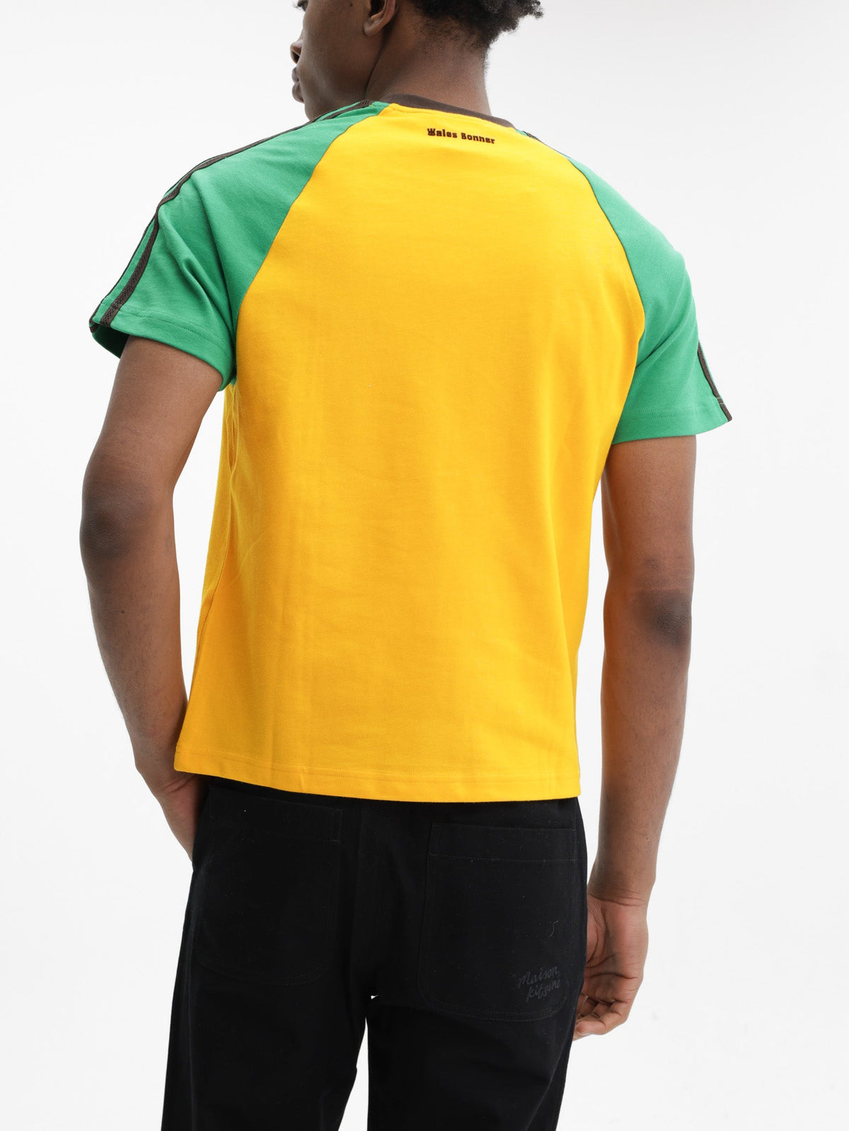 Adidas T-Shirt X Wales Bonner Green-Yellow
