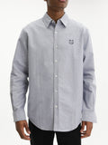Maison Kitsune Shirt Contour Fox Head Skate Navy