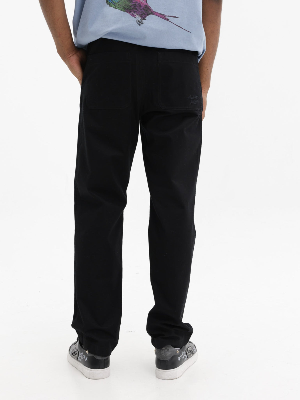 Maison Kitsune Pants Casual Black