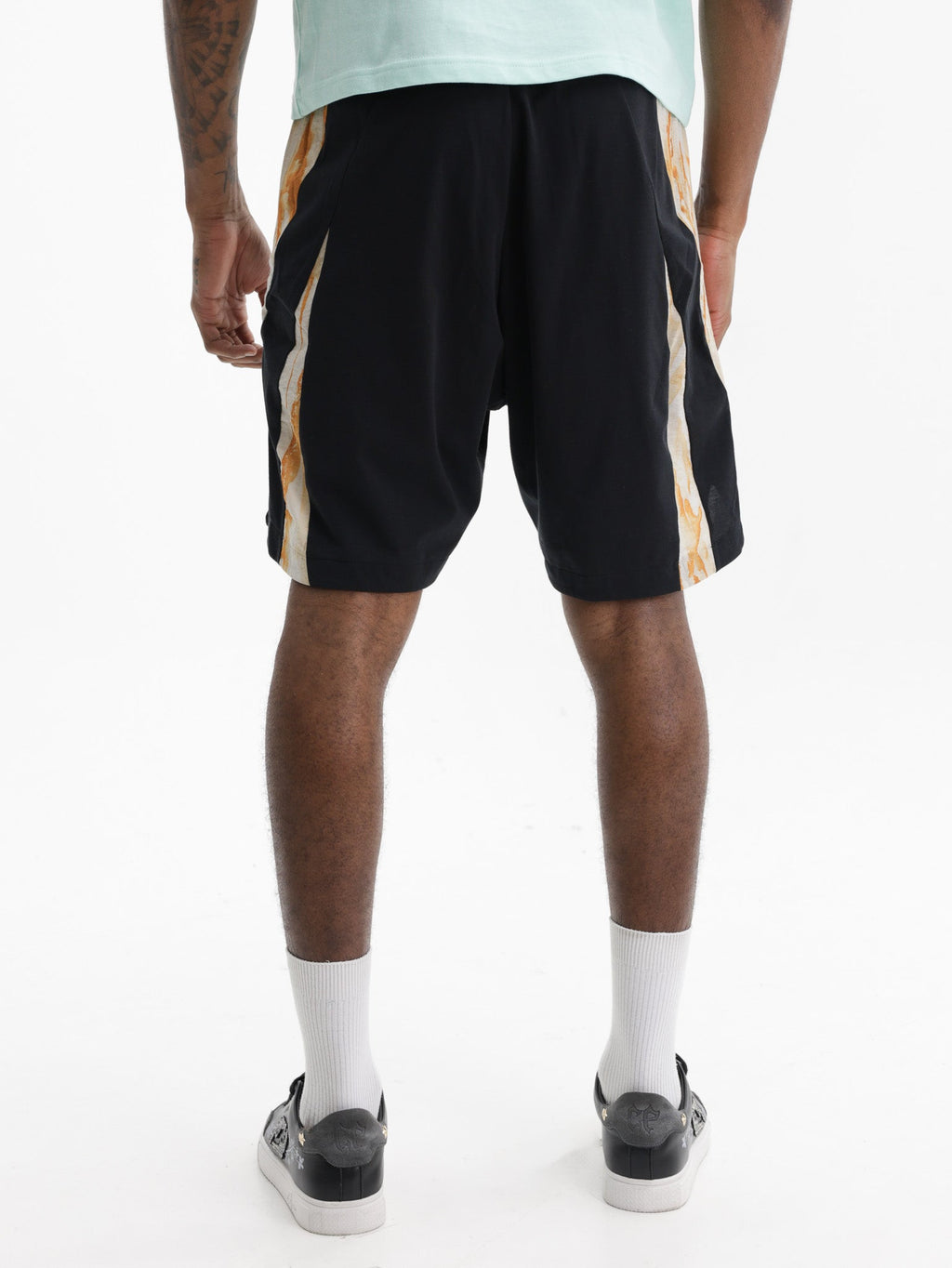 Adidas Shorts Rust Dye Black