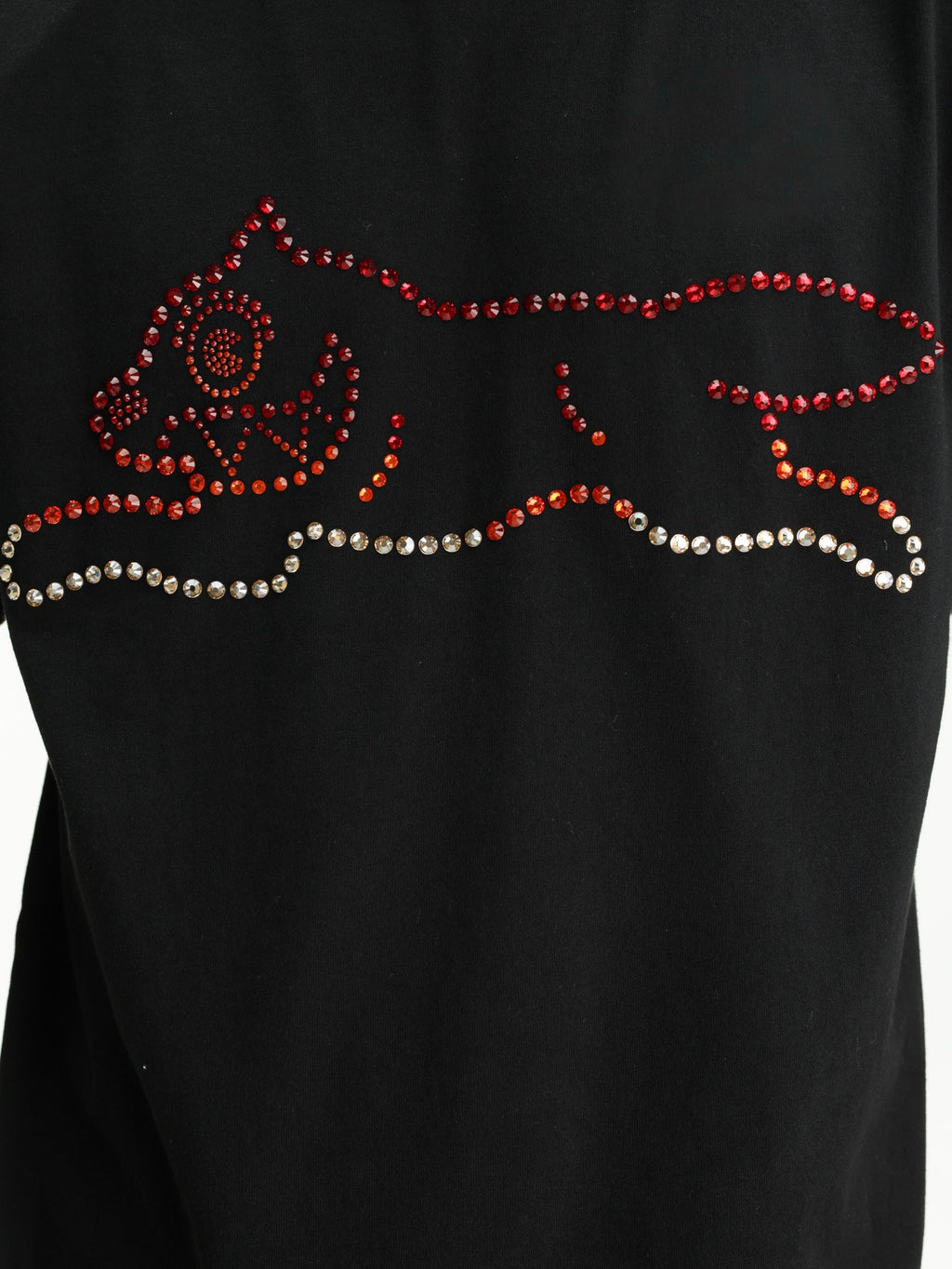 Ice-cream T-Shirt Crystal Dog Black