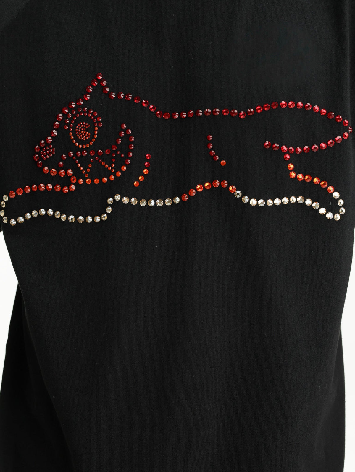 Ice-cream T-Shirt Crystal Dog Black